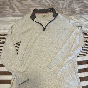 Normal Brand - 1/4 zip pullover. EUC. SIZE LARGE

Stone color